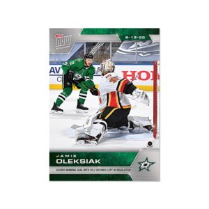 2020 PLAYOFFS TOPPS NOW 9 #SCP-52- Jamie Oleksiak (1 of 162)