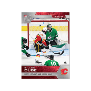 2020 PLAYOFFS TOPPS NOW 9 #SCP-54- Dillon Dube 3 (1 of 162)