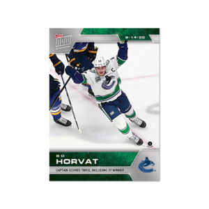 2020 PLAYOFFS TOPPS NOW 10 #SCP-57- Bo Horvat (1 of 154)