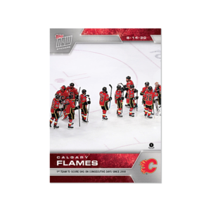 2020 PLAYOFFS TOPPS NOW 10 #SCP-60- Calgary Flames 2 (1 of 154)