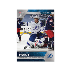 2020 PLAYOFFS TOPPS NOW 10 #SCP-62- Brayden Point 2 (1 of 154)