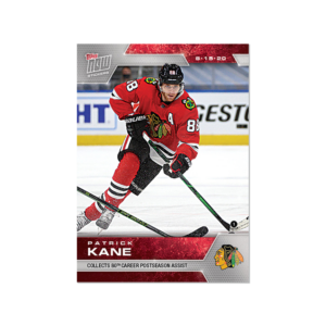 2020 PLAYOFFS TOPPS NOW 10 #SCP-63- Patrick Kane (1 of 154)