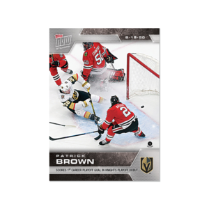 2020 PLAYOFFS TOPPS NOW 10 #SCP-64- Patrick Brown (1 of 154)