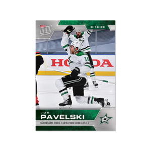 2020 PLAYOFFS TOPPS NOW 10 #SCP-68- Joe Pavelski (1 of 154)