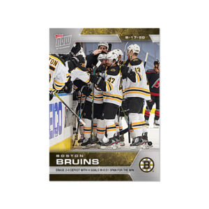 2020 PLAYOFFS TOPPS NOW 11 #SCP-73- Boston Bruins (1 of 171)