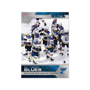 2020 PLAYOFFS TOPPS NOW 11 #SCP-74- St.Louis Blues (1 of 171)