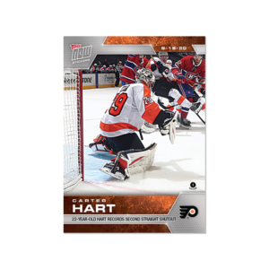 2020 PLAYOFFS TOPPS NOW 12 #SCP-77- Carter Hart 2 (1 of 189)