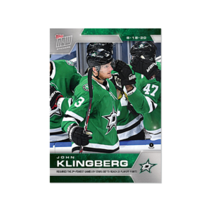 2020 PLAYOFFS TOPPS NOW 12 #SCP-80- John Klingberg (1 of 189)