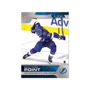 2020 PLAYOFFS TOPPS NOW 13 #SCP-82- Brayden Point 3 (1 of 152)