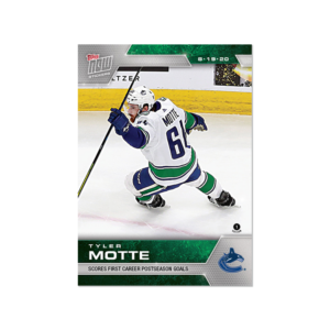 2020 PLAYOFFS TOPPS NOW 13 #SCP-85- Tyler Motte (1 of 152)