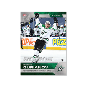 2020 PLAYOFFS TOPPS NOW 14 #SCP-86- Denis Gurianov (1 of 150)