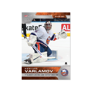 2020 PLAYOFFS TOPPS NOW 14 #SCP-88- Semyon Varlamov (1 of 150)