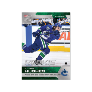 2020 PLAYOFFS TOPPS NOW 15 #SCP-90- Quinn Hughes 2 (1 of 159)