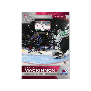 2020 PLAYOFFS TOPPS NOW 15 #SCP-94- Nathan MacKinnon (1 of 159)