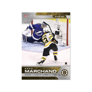 2020 PLAYOFFS TOPPS NOW 15 #SCP-98- Brad Marchand (1 of 159)