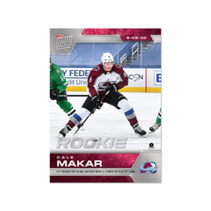 2020 PLAYOFFS TOPPS NOW 18 #SCP-108- Cale Makar (1 of 163)