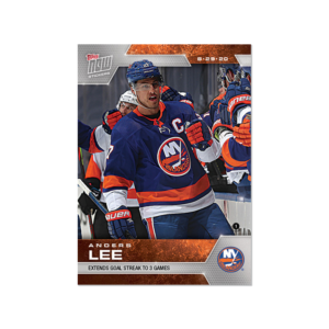 2020 PLAYOFFS TOPPS NOW 19 #SCP-117- Anders Lee (1 of 150)