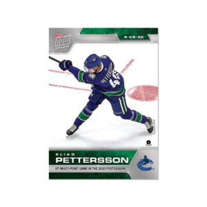 2020 PLAYOFFS TOPPS NOW 19 #SCP-118- Elias Pettersson (1 of 150)