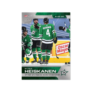 2020 PLAYOFFS TOPPS NOW 19 #SCP-122- Miro Heiskanen 2 (1 of 150)