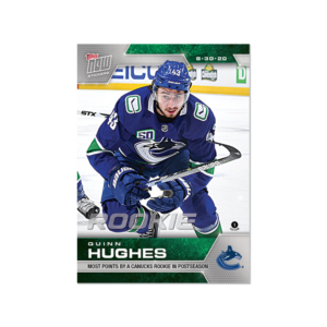 2020 PLAYOFFS TOPPS NOW 19 #SCP-125- Quinn Hughes 3 (1 of 150)