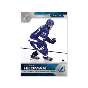 2020 PLAYOFFS TOPPS NOW 20 #SCP-126- Victor Hedman (1 of 164)