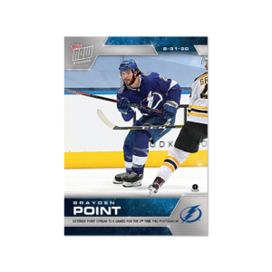 2020 PLAYOFFS TOPPS NOW 20 #SCP-127- Brayden Point 5 (1 of 164)