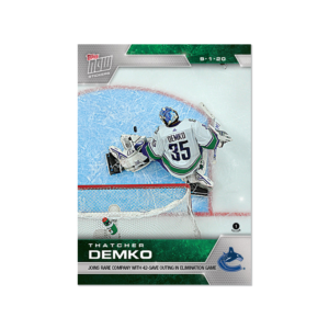2020 PLAYOFFS TOPPS NOW 21 #SCP-131- Thatcher Demko (1 of 180)