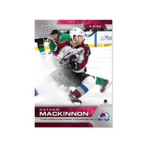 2020 PLAYOFFS TOPPS NOW 22 #SCP-137- Nathan MacKinnon 5 (1 of 169)