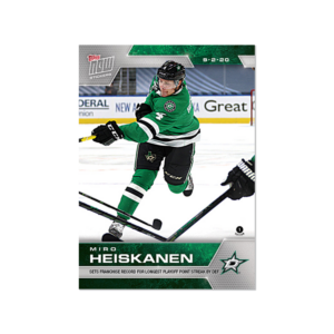 2020 PLAYOFFS TOPPS NOW 22 #SCP-139- Miro Heiskanen 4 (1 of 169)