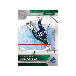 2020 PLAYOFFS TOPPS NOW 23 #SCP-140- Thatcher Demko 2 (1 of 138)