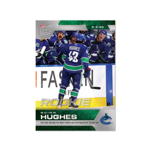 2020 PLAYOFFS TOPPS NOW 23 #SCP-141- Quinn Hughes 5 (1 of 138)