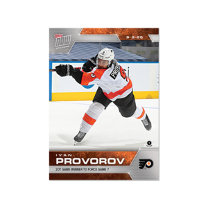 2020 PLAYOFFS TOPPS NOW 23 #SCP-142- Ivan Provorov (1 of 138)