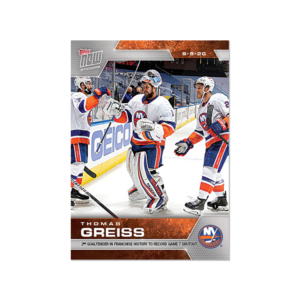2020 PLAYOFFS TOPPS NOW 24 #SCP-150- Thomas Greiss (1 of 151)