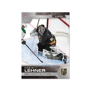 2020 PLAYOFFS TOPPS NOW 25 #SCP-155- Robin Lehner 3 (1 of 155)