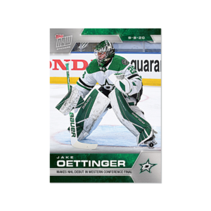 2020 PLAYOFFS TOPPS NOW 25 #SCP-157- Jake Oettinger (1 of 155)
