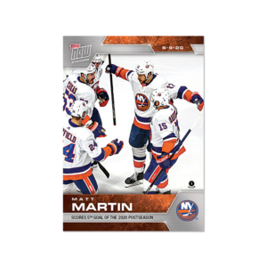 2020 PLAYOFFS TOPPS NOW 26 #SCP-161- Matt Martin (1 of 162)