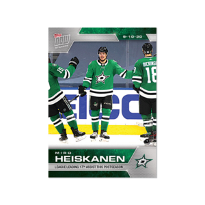 2020 PLAYOFFS TOPPS NOW 27 #SCP-163- Miro Heiskanen 5 (1 of 145)