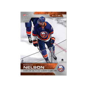 2020 PLAYOFFS TOPPS NOW 28 #SCP-165- Brock Nelson 2 (1 of 136)