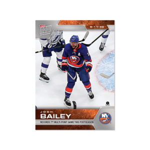 2020 PLAYOFFS TOPPS NOW 28 #SCP-166- Josh Bailey 3 (1 of 136)