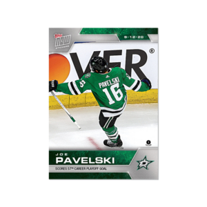 2020 PLAYOFFS TOPPS NOW 28 #SCP-168- Joe Pavelski (1 of 136)