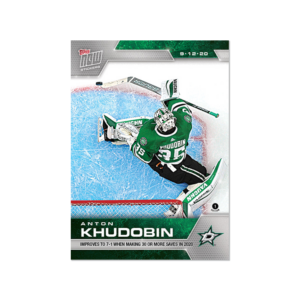 2020 PLAYOFFS TOPPS NOW 28 #SCP-170- Anton Khudobin 3 (1 of 136)