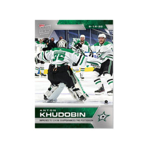 2020 PLAYOFFS TOPPS NOW 29 #SCP-175- Anton Khudobin 4 (1 of 152)