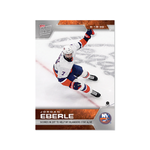 2020 PLAYOFFS TOPPS NOW 30 #SCP-177- Jordan Eberle 2 (1 of 133)