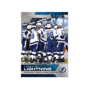 2020 PLAYOFFS TOPPS NOW 31 #SCP-181- Tampa Bay Lightning 4 (1 of 151)