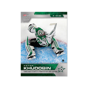 2020 PLAYOFFS TOPPS NOW 32 #SCP-184- Anton Khudobin 5 (1 of 154)