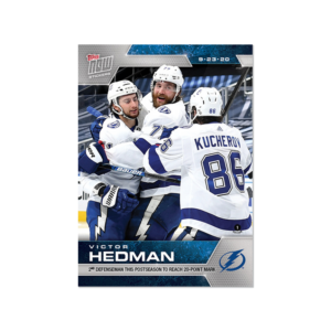 2020 PLAYOFFS TOPPS NOW 34 #SCP-194- Victor Hedman 4 (1 of 154)