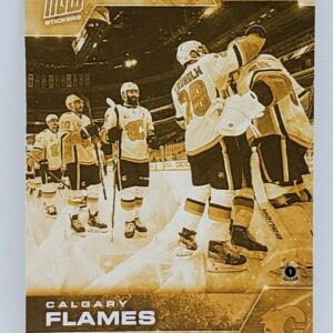 2020 PLAYOFFS TOPPS NOW Day 5 #SCP-20G Gold (back of pack proof) - Calgary Flames est (1 of 5)
