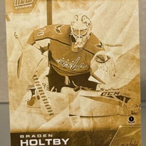 2020 PLAYOFFS TOPPS NOW Day 6 #SCP-34G Gold (picture proof) - Braden Holtby est (1 of 4)