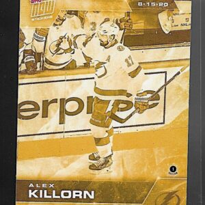 2020 PLAYOFFS TOPPS NOW Day 10 #SCP-61G Gold (picture proof) - Alex Killorn est (1 of 8)