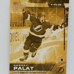 2020 PLAYOFFS TOPPS NOW Day 17 #SCP-104G Gold (picture proof) - Ondrej Palat est (1 of 5)